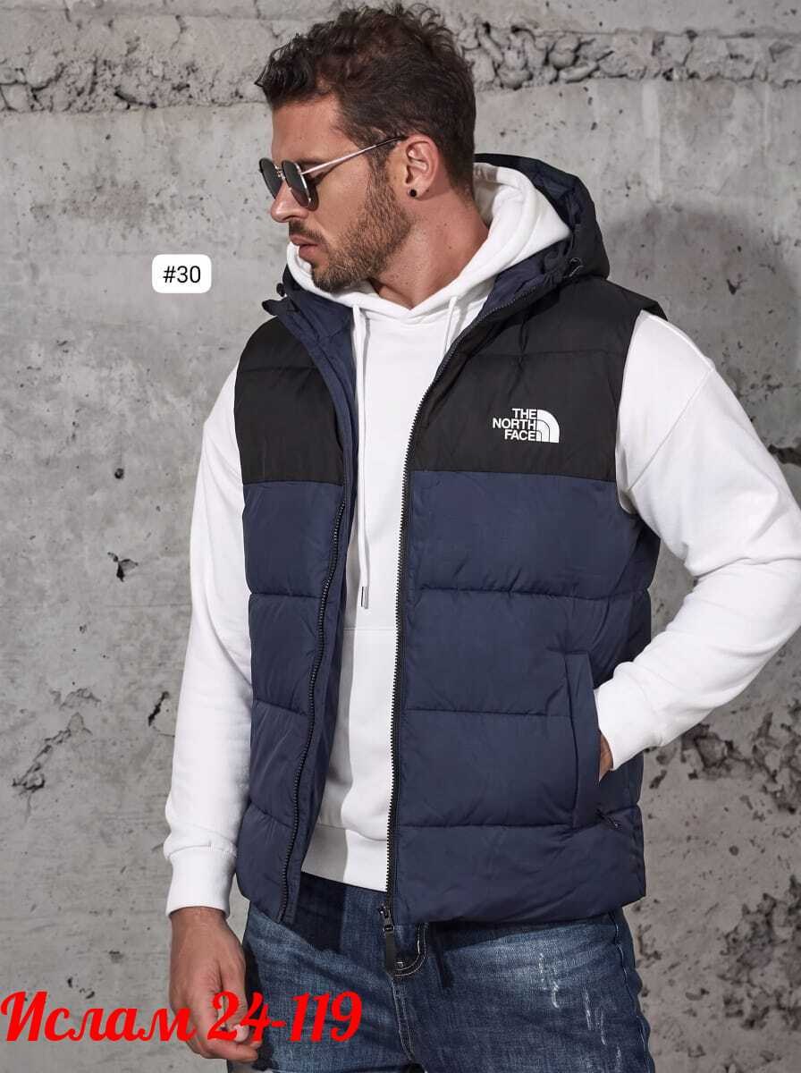 жилет утепленный the north face,мужской жилет,безрукавка мужская,стильная жилетка,жилетка мужская