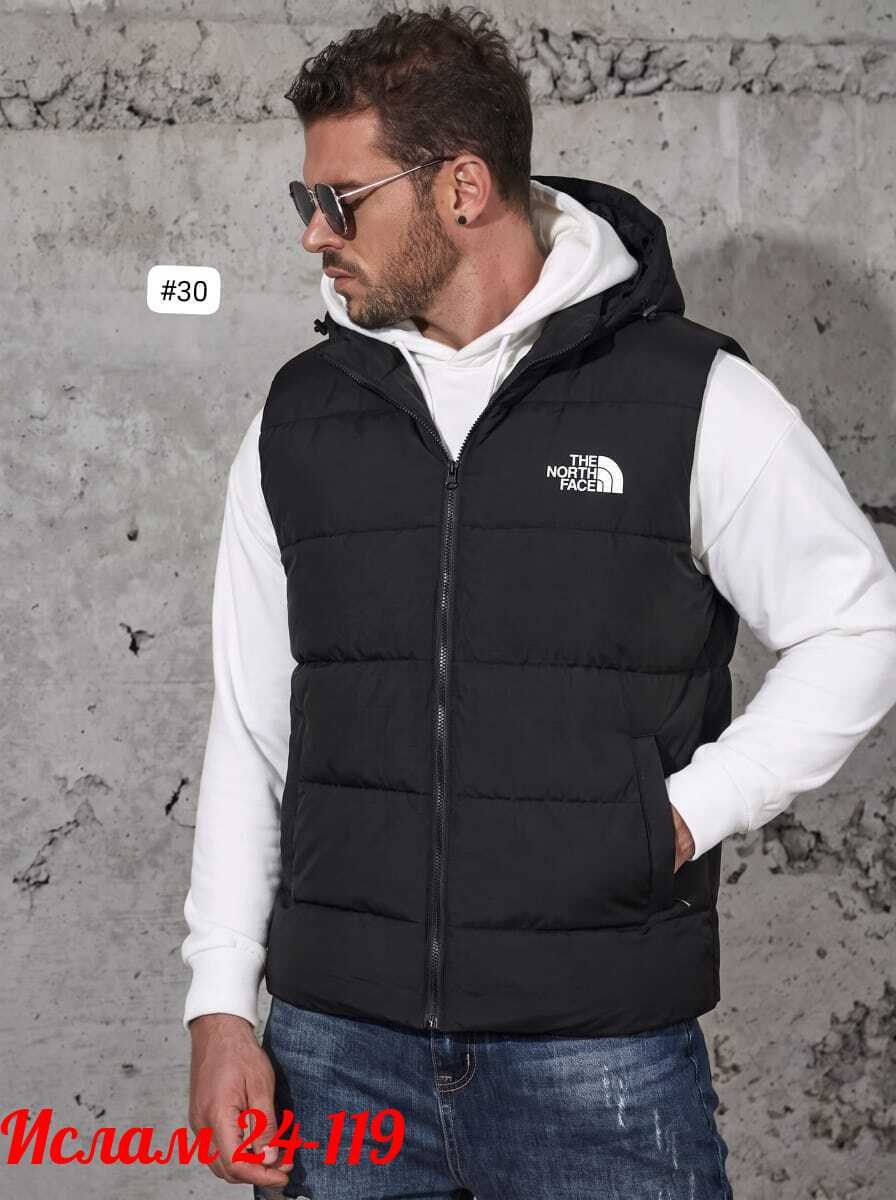 жилет утепленный the north face,мужской жилет,безрукавка мужская,стильная жилетка,жилетка мужская