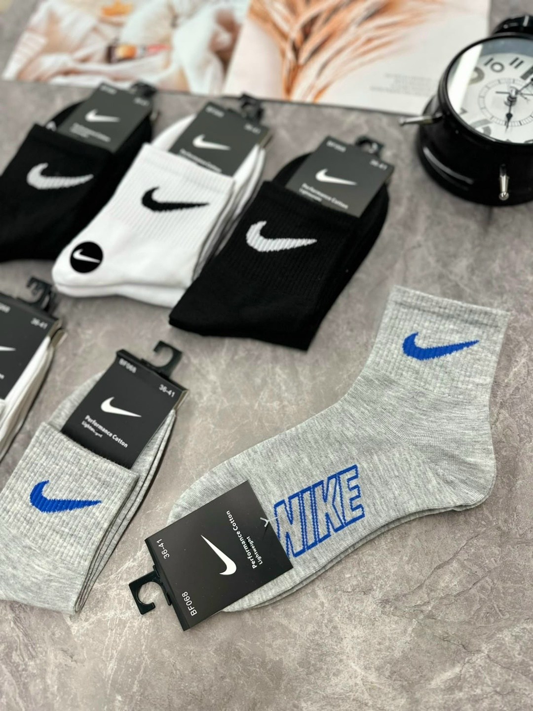 мужские носки nike 41-47 набор 10 пар,носки мужские,комплект носки мужские,носки комплект,носки спортивные