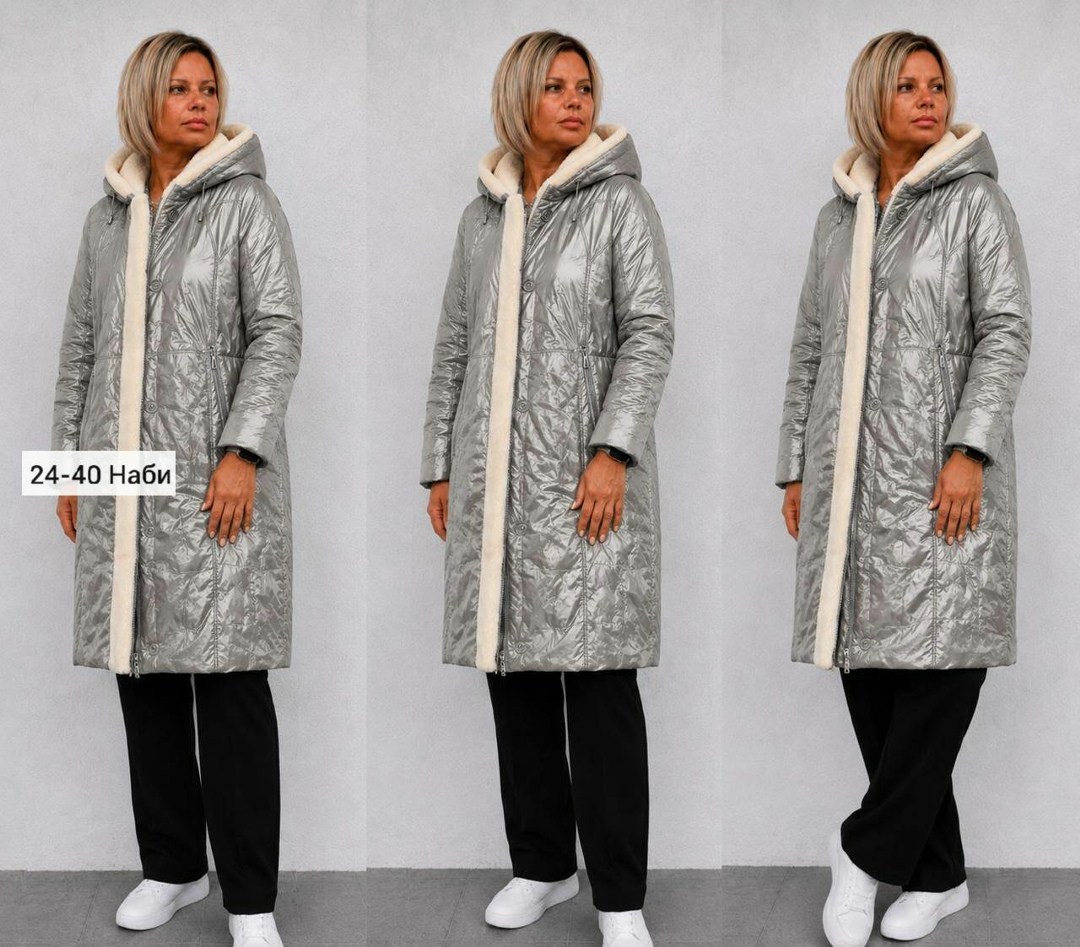 пальто зимнее стеганое длинное с капюшоном karmel style,пальто утепленное зимнее,зимние куртки,пальто утепленное женское зимние темно-серого цвета 113135tc,куртка женская зимняя