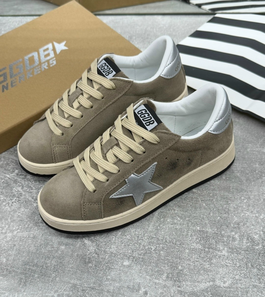 golden goose кроссовки,,golden goose sneakers,golden goose кроссовки ball star коричневый,кеды golden goose