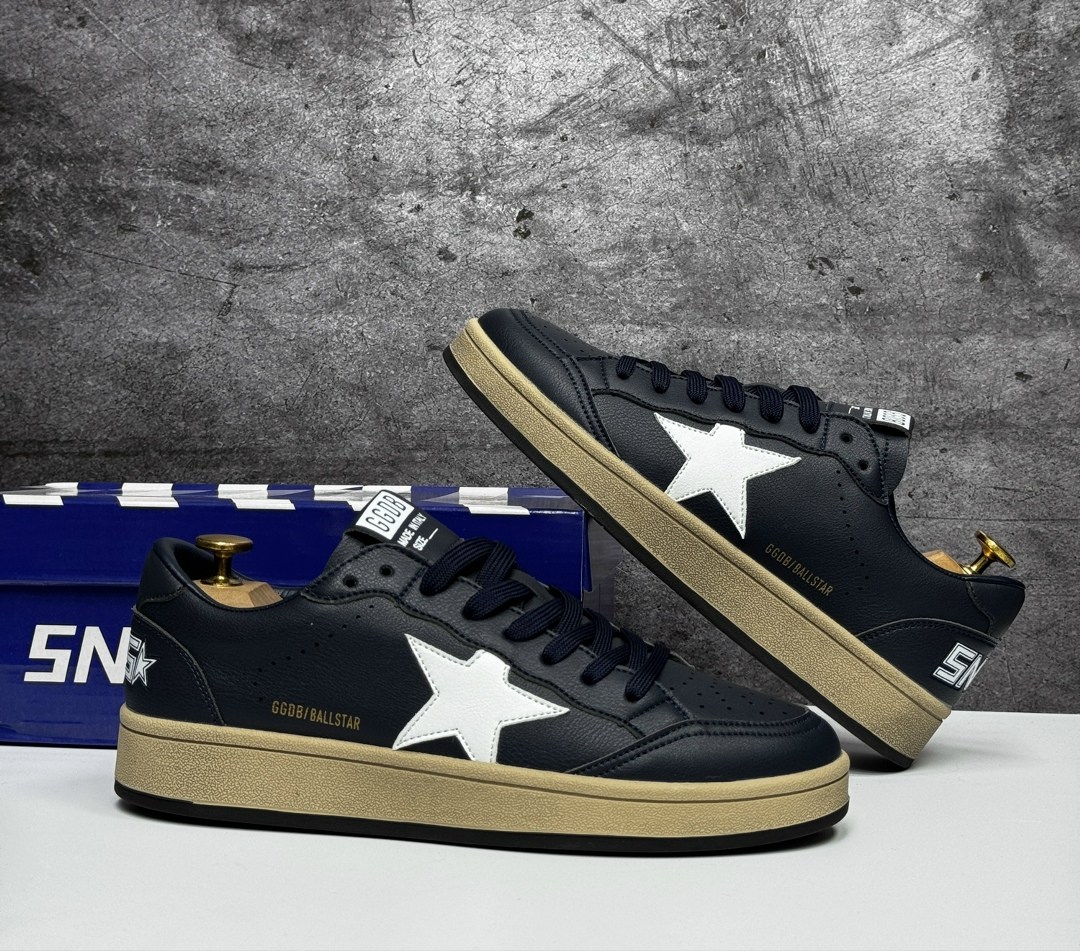 мужские кроссовки golden goose ball star leather/suede star,,мужские кроссовки golden goose ball star leather/suede star цвет чёрный,кроссовки golden goose,кроссовки ball star golden goose