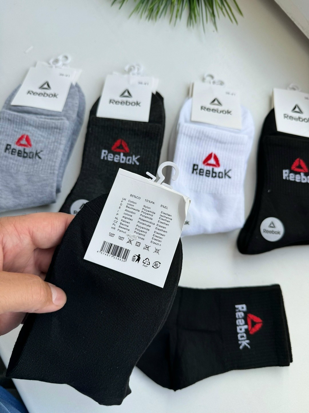 носки мужские,носки reebok мужские короткие,комплект носки мужские,комплект носков reebok,носки мужские набор