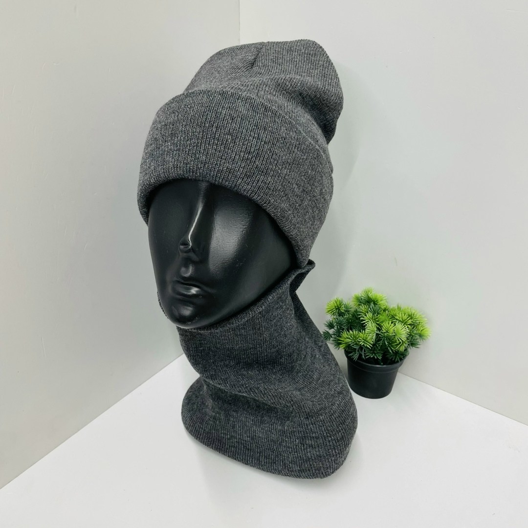 шапка и снуд,мужской комплект шапка со снудом,шапка и снуд для мужчин,шапка бини,шапка со снудом комплект