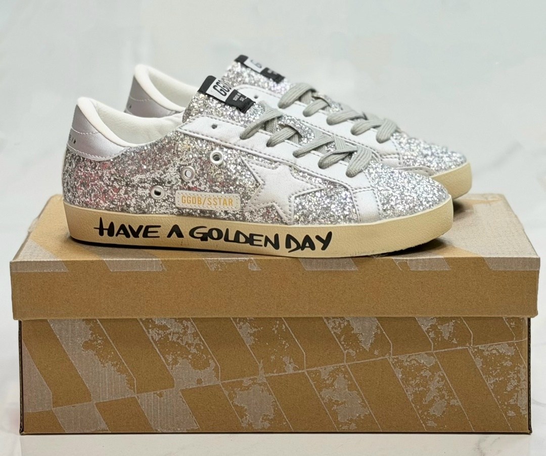 golden goose кеды super-star с блестками серебристый,golden goose hi star silver glitter,женские кеды golden goose,кеды golden goose hi star glitter low-top,golden goose кеды super-star серебряный