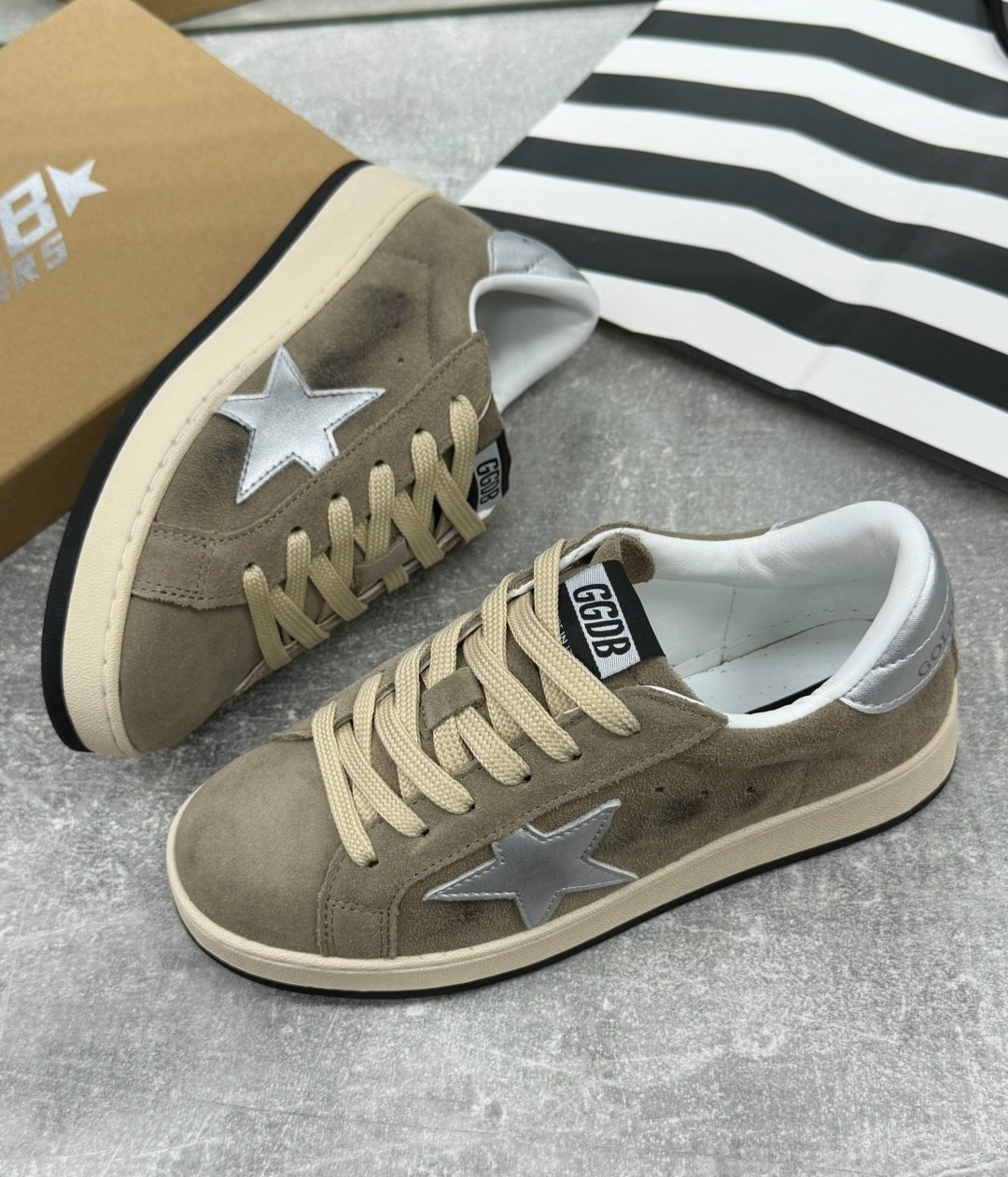 golden goose кроссовки,,golden goose sneakers,golden goose кроссовки ball star коричневый,кеды golden goose