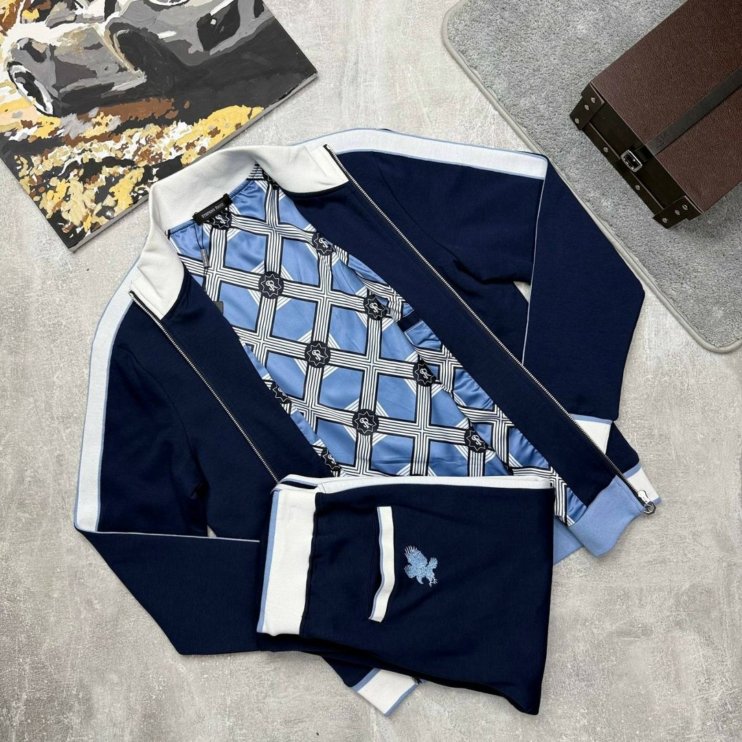 спортивный костюм stefano ricci,спортивный костюм stefano ricci синий,stefano ricci кофта,костюм stefano ricci,спортивный костюм из смеси шерсти и шелка stefano ricci синий