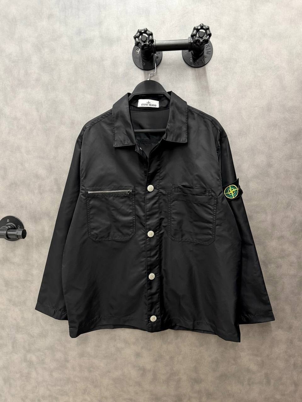 куртка-рубашка mil-spec stretch ripstop-tc stone island черный,куртка-рубашка паракадут tela stone island черный,куртка мужская stone island old effect черный,куртка stone island мужская,куртка oversh
