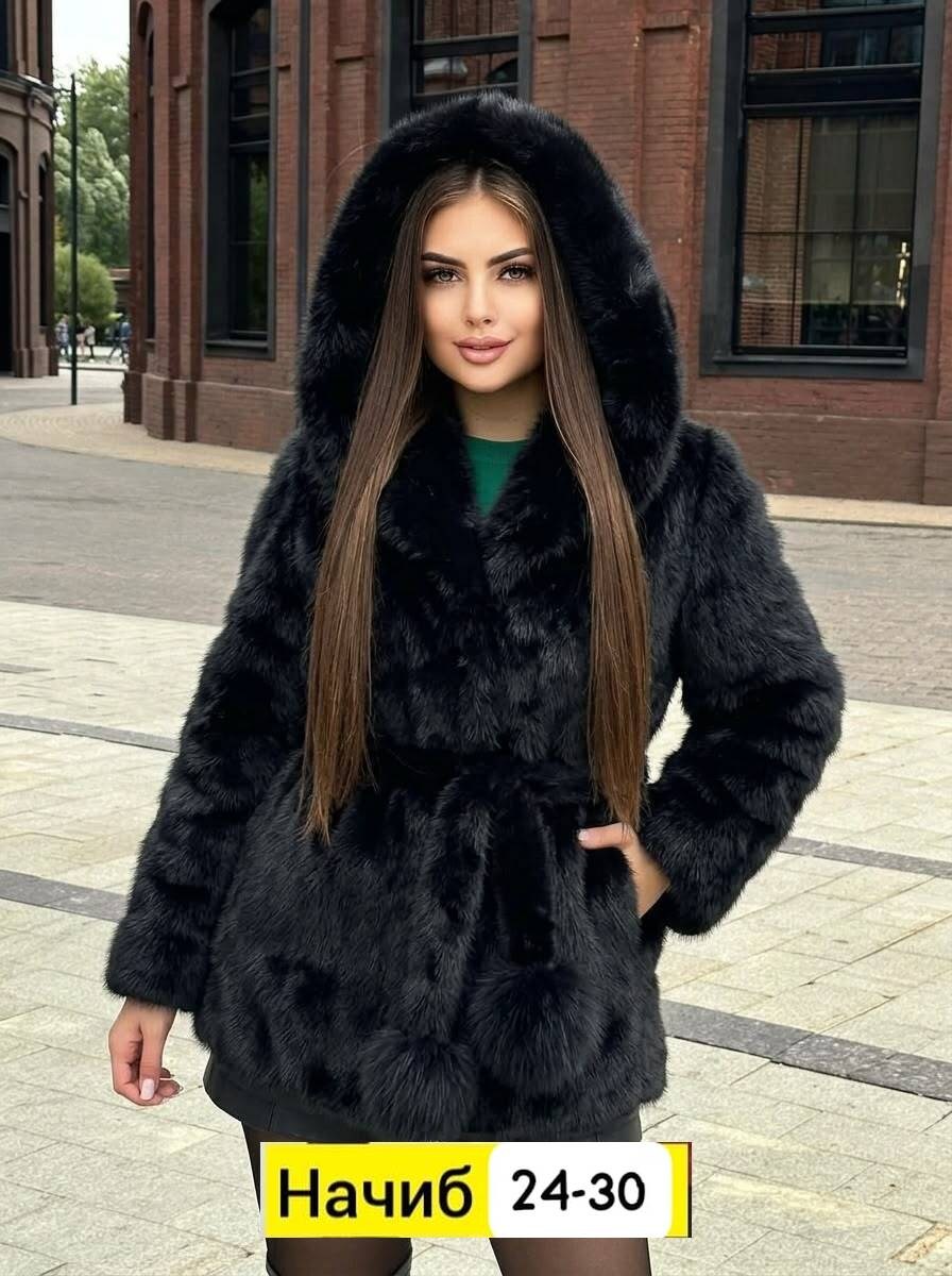 шуба искусственная экошуба зимняя с капюшоном (oversize) n&t store,шуба женская,шуба искусственная экошуба зимняя с капюшоном,шуба искусственная,женская искусственная шуба