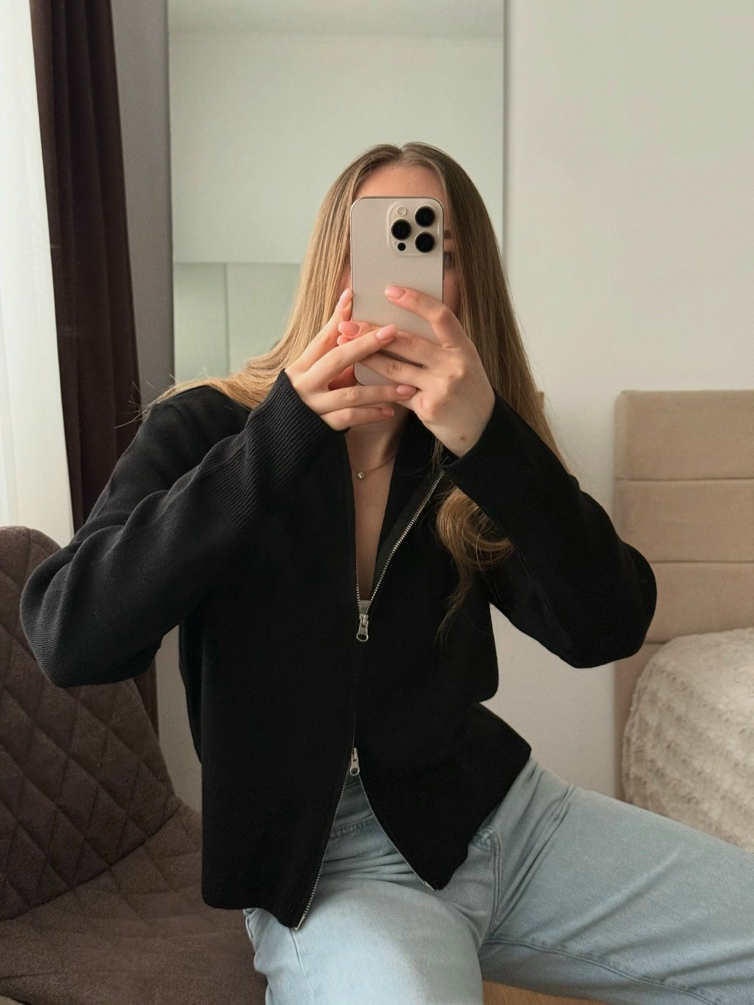 трендовый джемпер на молнии dina style,вязаные кардиганы,кофта женская,коричневый кардиган,свитер вязаный трикотажный с молнией c горлом