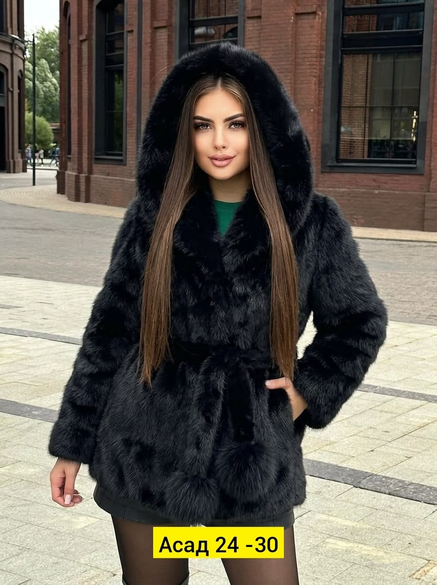 шуба искусственная экошуба зимняя с капюшоном (oversize) n&t store,шуба белая,шубка,женская искусственная шуба,искусственная шуба
