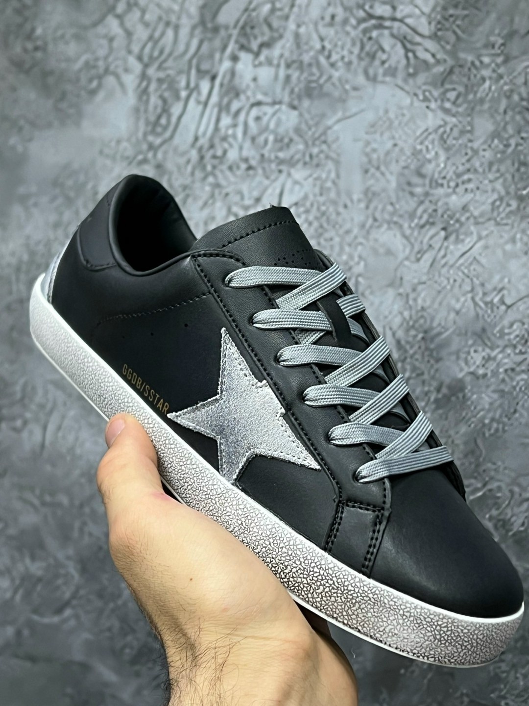 golden goose кеды hi star на платформе черный,,golden goose чёрные кроссовки,golden goose hi star lo leather sneaker black & white,кеды golden goose
