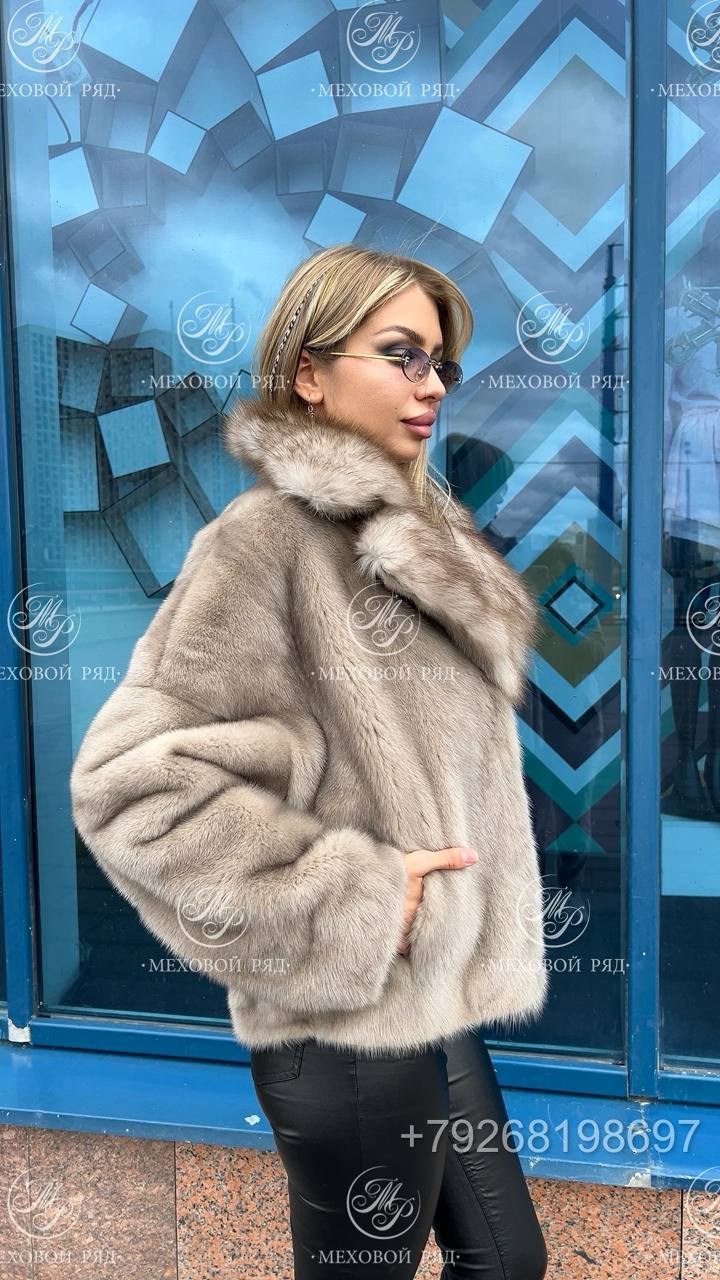 шубка из меха европейской норки,шубка,короткая норковая шуба,шуба из меха,меховой воротник