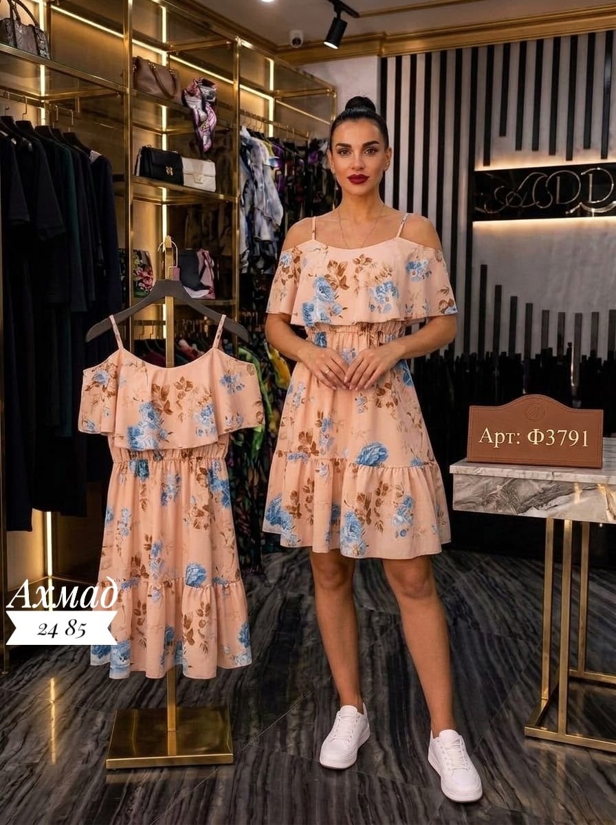 летнее платье,платье 👗,нарядные платья,парные платья для мамы и дочки ,платье женская