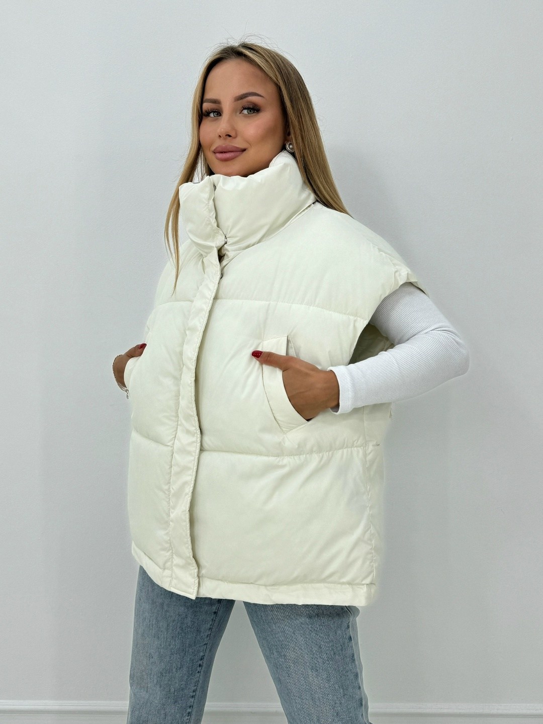 утепленный жилет женский beluxstar gilet-z656 бежевый l,утепленный жилет женский beluxstar gilet-z656 бежевый xl,жилетка утепленная удлиненная,женская жилетка,жилет утепленный modahonka