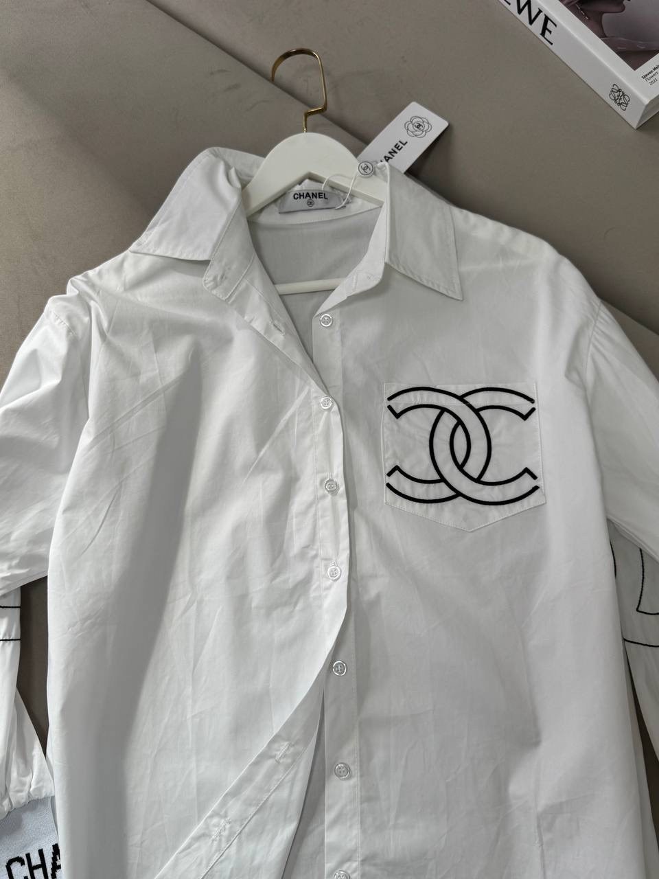 женская рубашка белая,женская рубашка,рубашка chanel,рубашка модная,рубашка