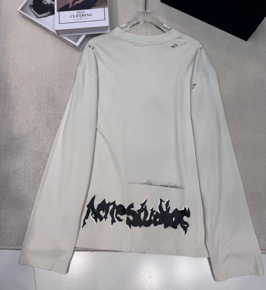 лонгслив maison margiela,мужской футболки,футболки с длинными рукавами,толстовка,модный свитшот