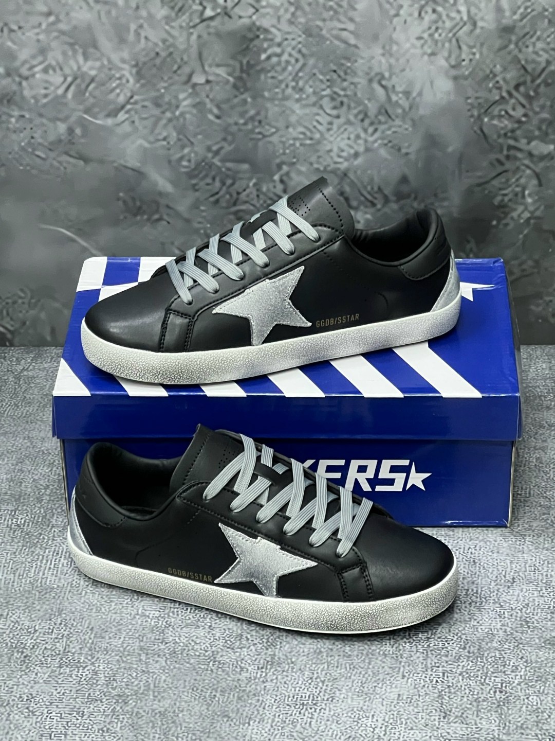 golden goose кеды hi star на платформе черный,,golden goose чёрные кроссовки,golden goose hi star lo leather sneaker black & white,кеды golden goose