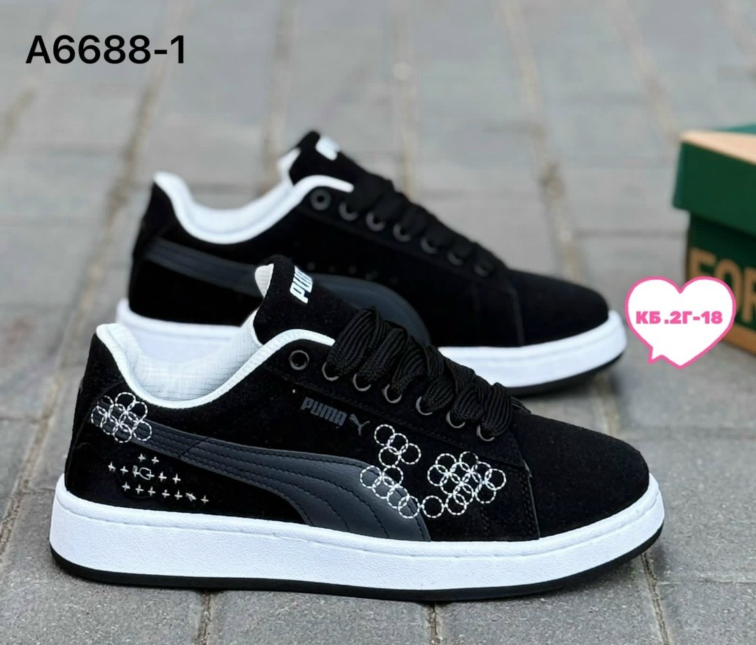 puma кроссовки,,кроссовки женскиe,кроссовки замша, спортивная