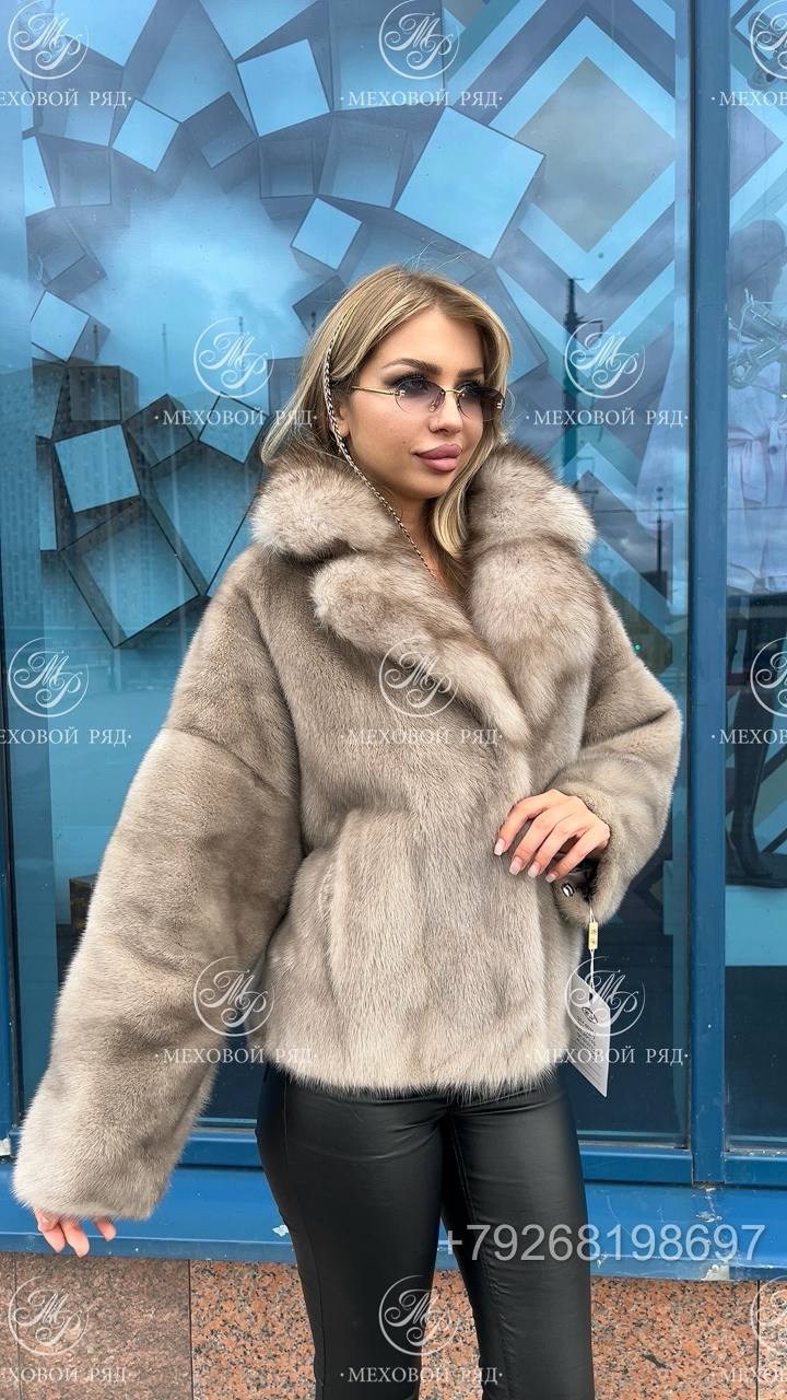 шубка из меха европейской норки,шубка,короткая норковая шуба,шуба из меха,меховой воротник