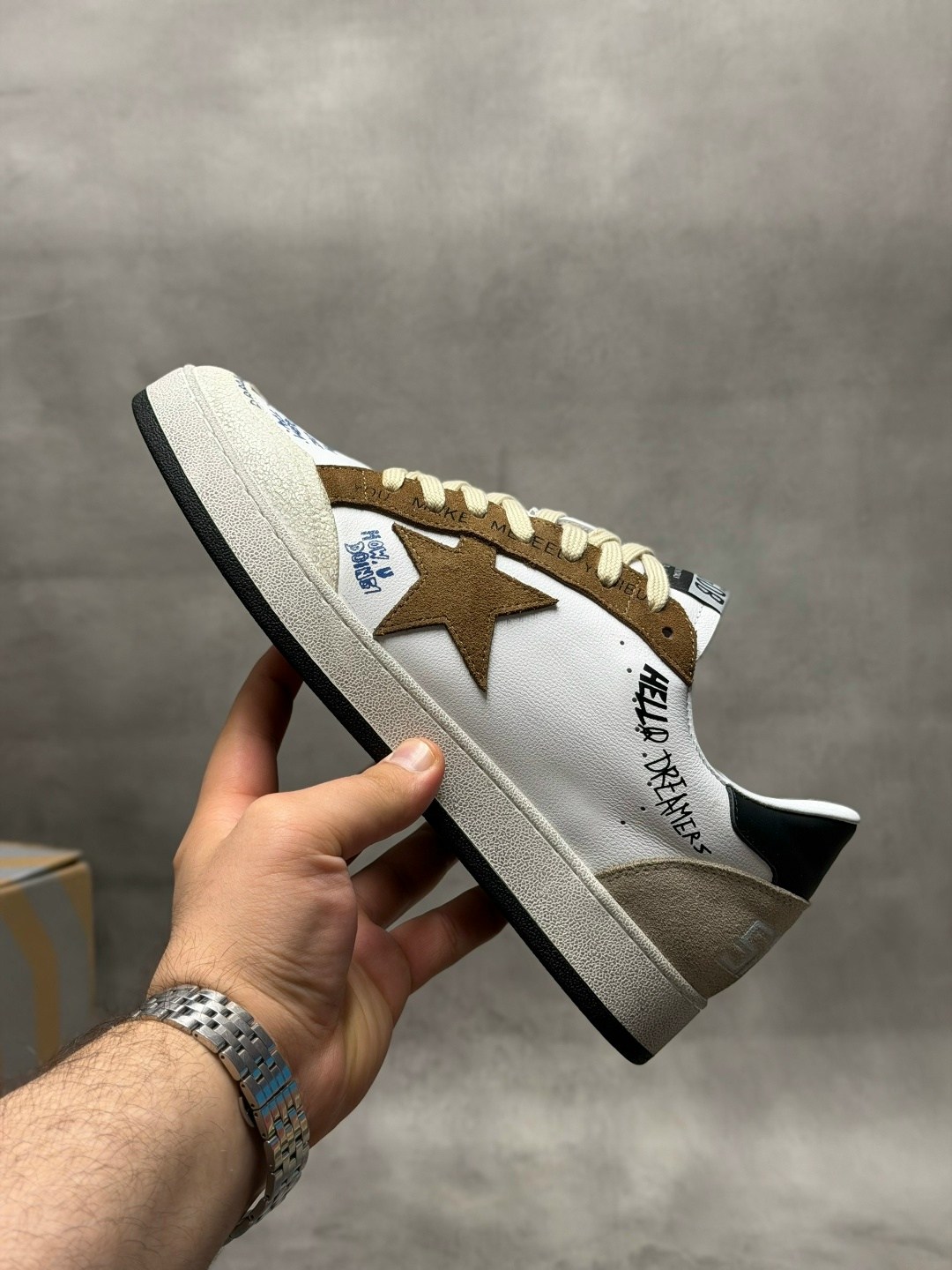кеды женские golden goose ball star бежевые 41 eu,кеды golden goose,кроссовки golden goose ball star,golden goose кроссовки ball star коричневый,кроссовки golden goose