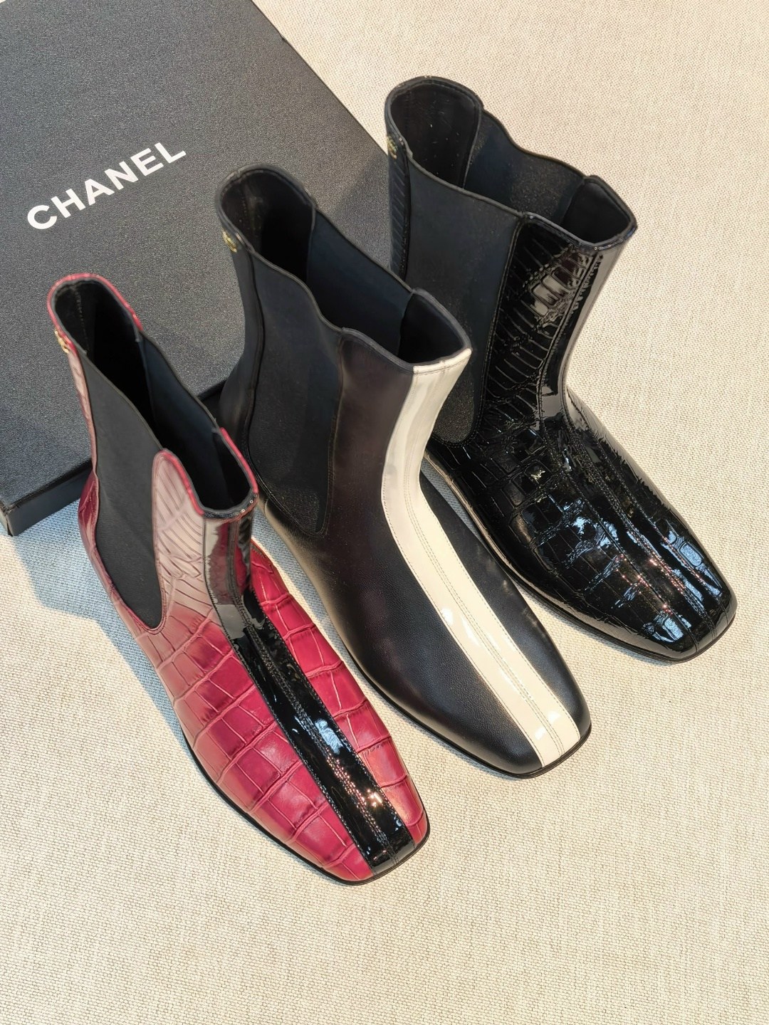,ботильоны chanel,женские ботильоны,сапоги модные,женская