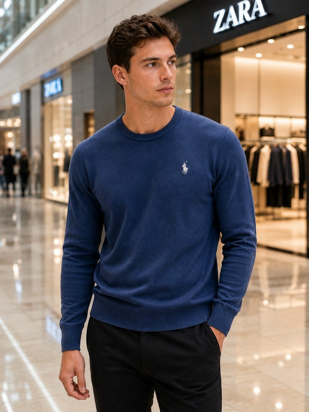 джемпер polo ralph lauren,свитер polo ralph lauren,ralph lauren sweater,мужская черная кофта джемпер polo ralph lauren,мужской джемпер
