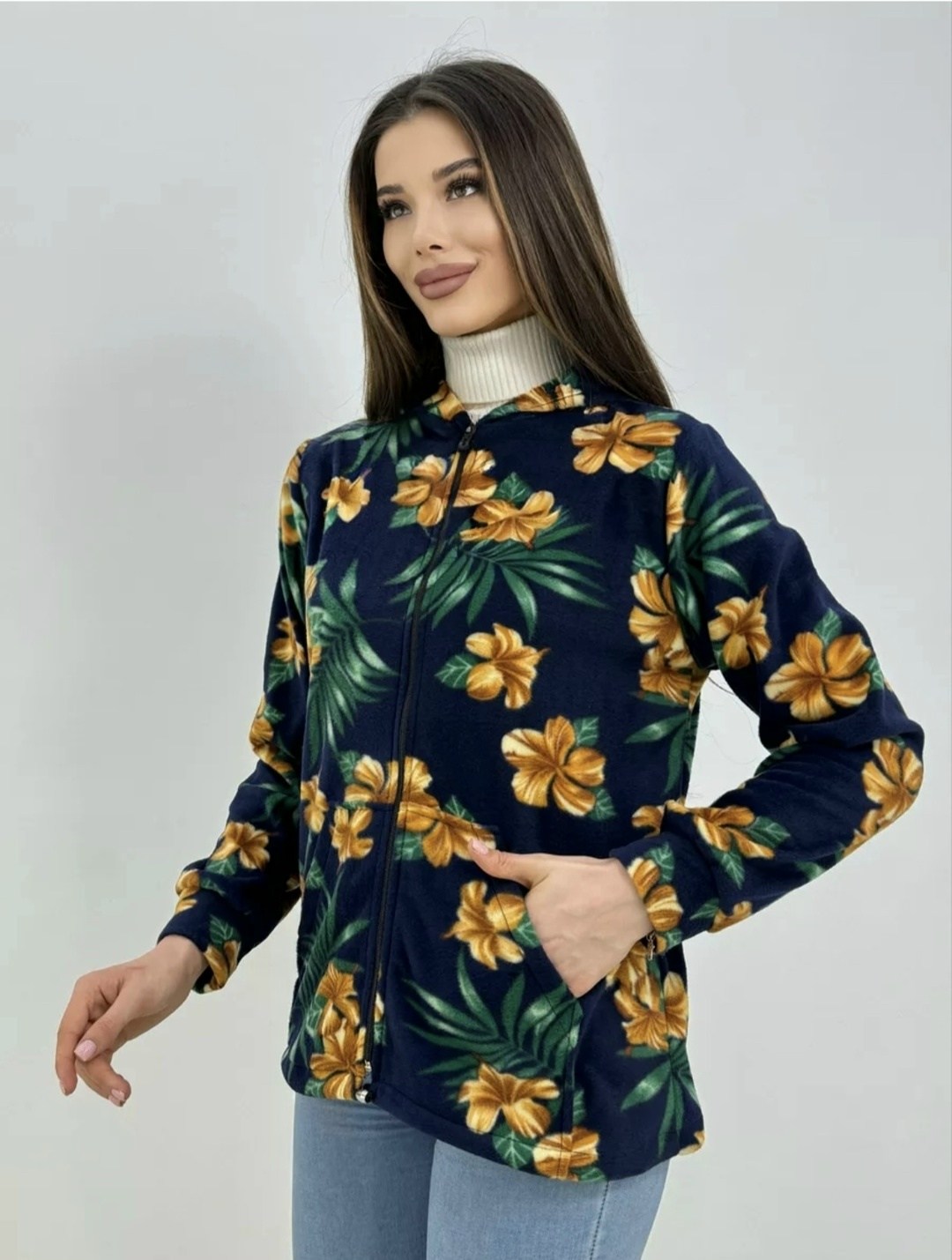 кофта женская флисовая с капюшоном,кофта флис,флисовая кофта,кофта женская,толстовка флисовая с капюшоном