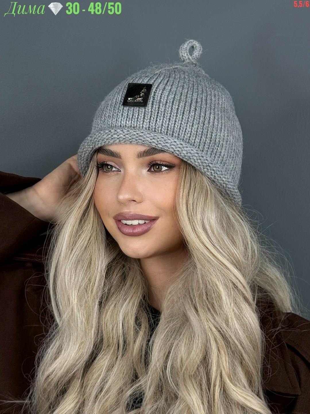 шапка зимняя женская с крючком kangol 2025-2026,шапка kangol осень-зима 2025 для женщин размер единый серый,шапка kangol осень-зима 2025 для женщин цвет серый размер 53-60,шапка kangol,шапка kangol ос