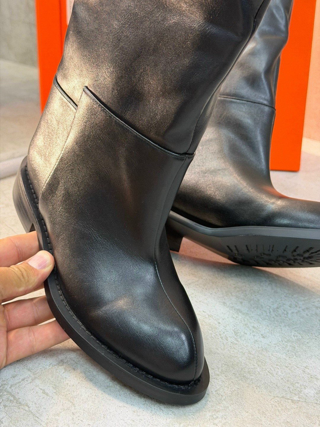 сапоги,демисезонные женские сапоги,демисезонные сапоги,сапоги hermes,сапоги кожаные