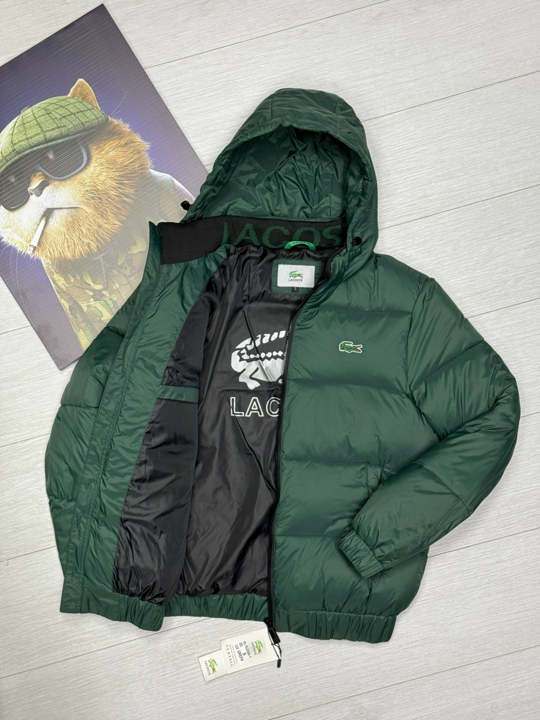 куртка зимняя lacoste,куртка lacoste,пуховик lacoste,пуховик мужской lacoste,куртка мужская хаки