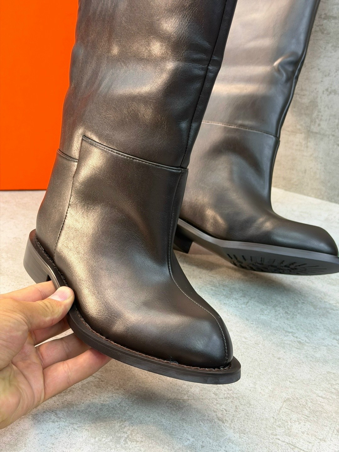 сапоги,демисезонные женские сапоги,демисезонные сапоги,сапоги hermes,сапоги кожаные