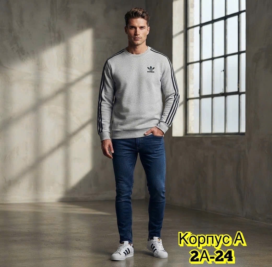 свитшот adidas,свитшот адидас,свитшот адидас серый,свитшот серый,adidas essentials 3 stripes свитшот