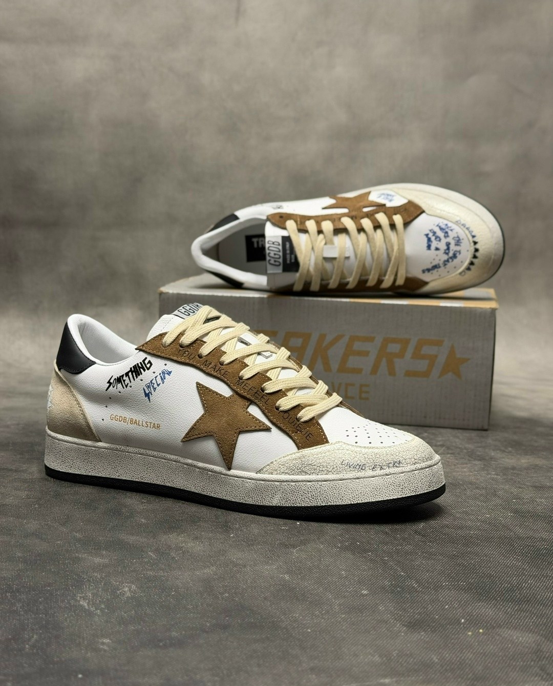 кеды женские golden goose ball star бежевые 41 eu,кеды golden goose,кроссовки golden goose ball star,golden goose кроссовки ball star коричневый,кроссовки golden goose