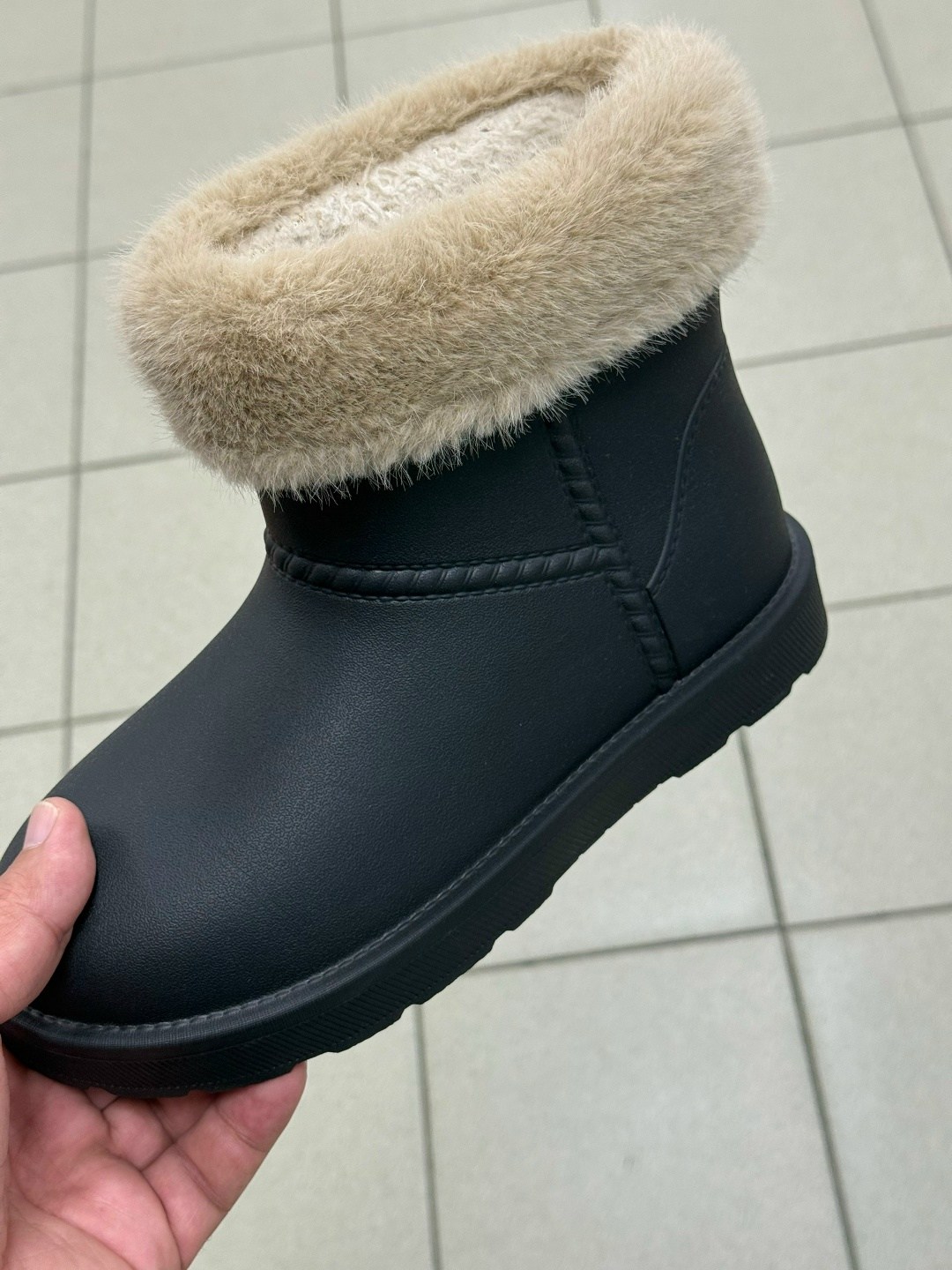 угги nordman frosto (с опушкой) черные,нордман угги женские резиновые,,сапог женский нордман угги,резиновые сапоги