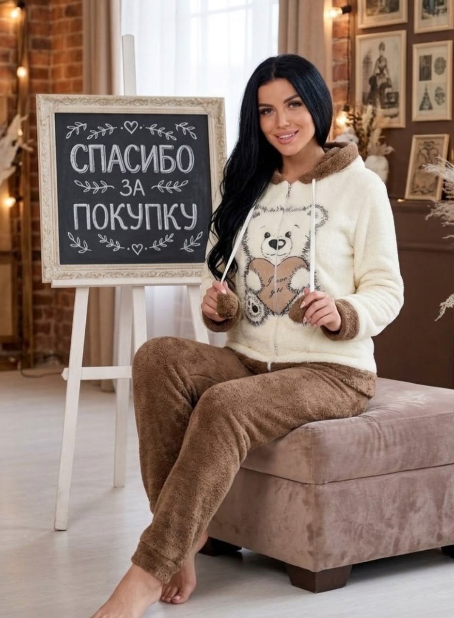 пижама домашний костюм,пижама женская теплая,теплая пижама,комплект пижама,пижама со штанами теплая