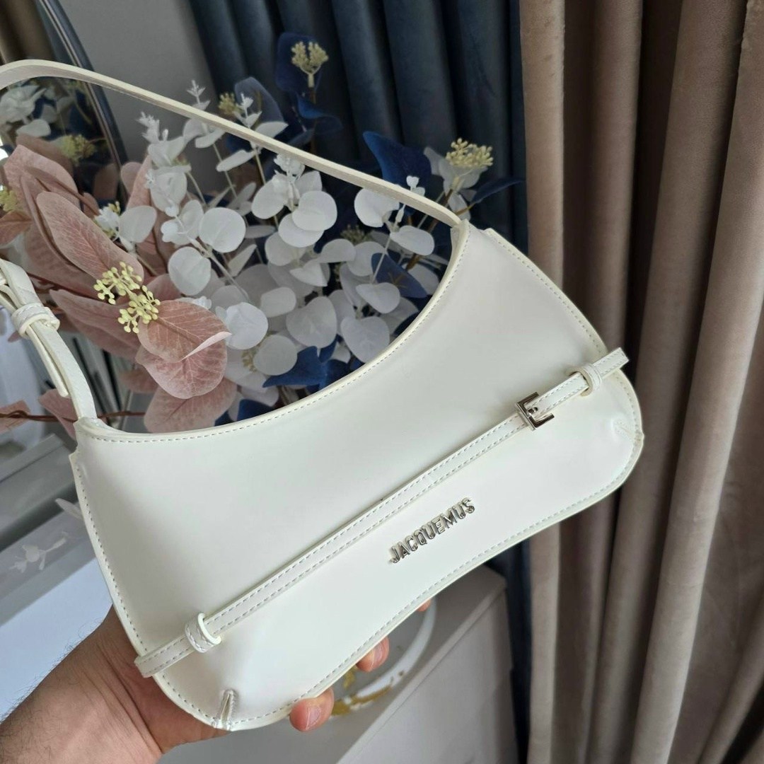 сумка,jacquemus сумка,jacquemus сумка на плечо,сумки женская,сумка белая