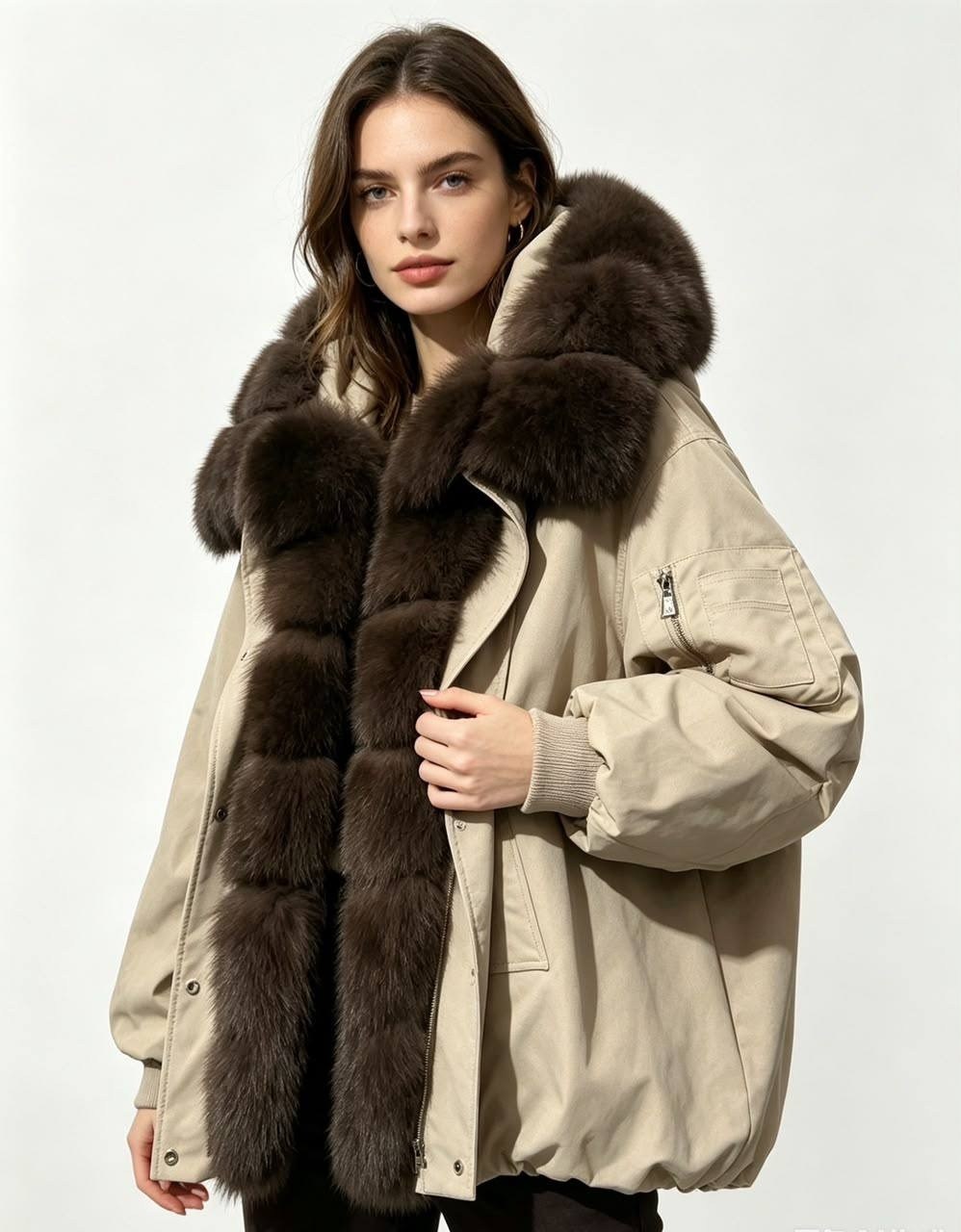 женский чёрный пуховик с мехом max mara,женский чёрный пуховик с натуральным мехом max mara,пуховики с мехом,женский чёрный пуховик с натуральным мехом,куртка - пуховик с мехом песца city furs