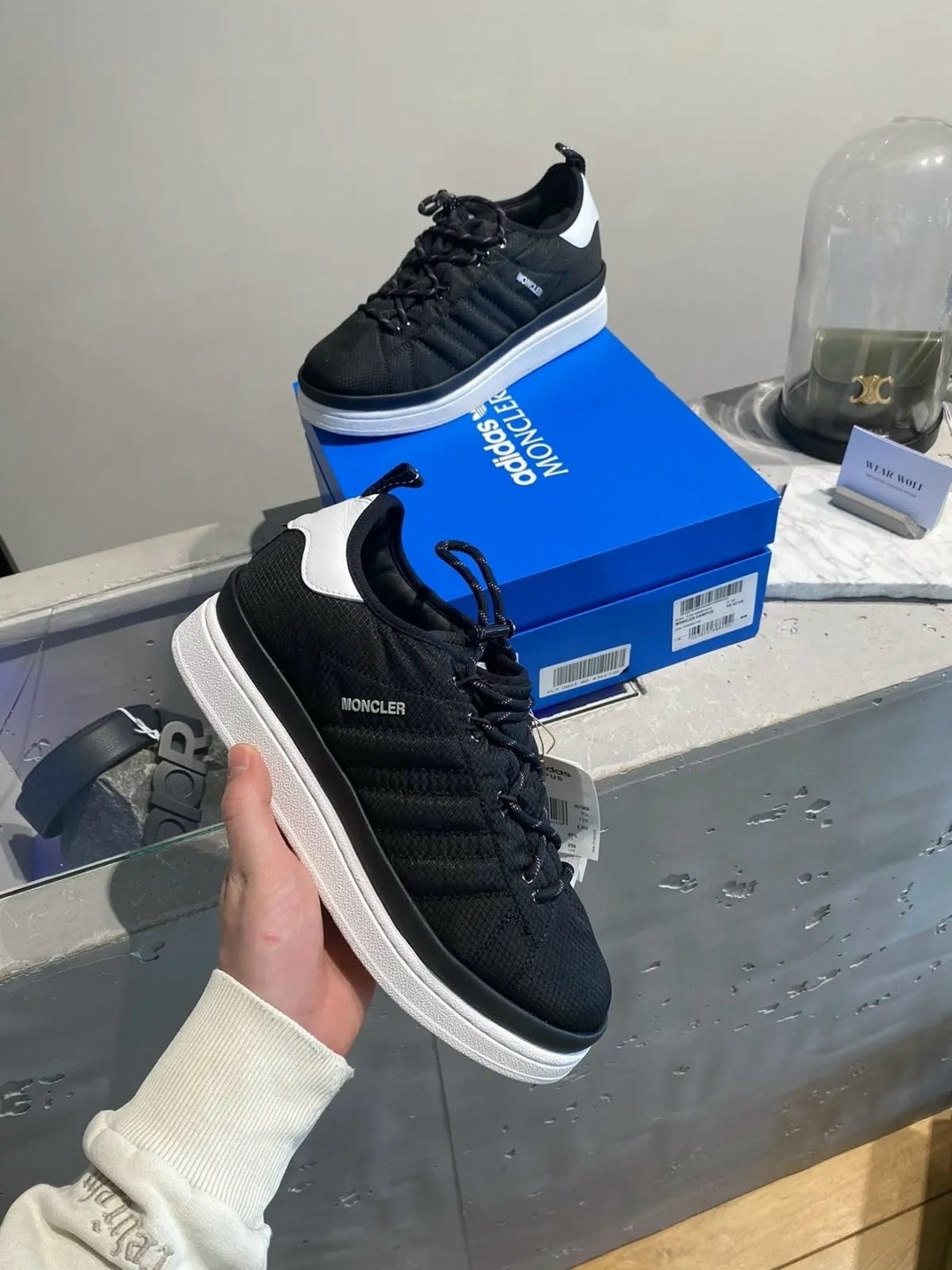 adidas campus moncler,адидас веспа кроссовки,кроссовки campus moncler genius x adidas originals,adidas original,moncler x adidas originals campus sneakers in black