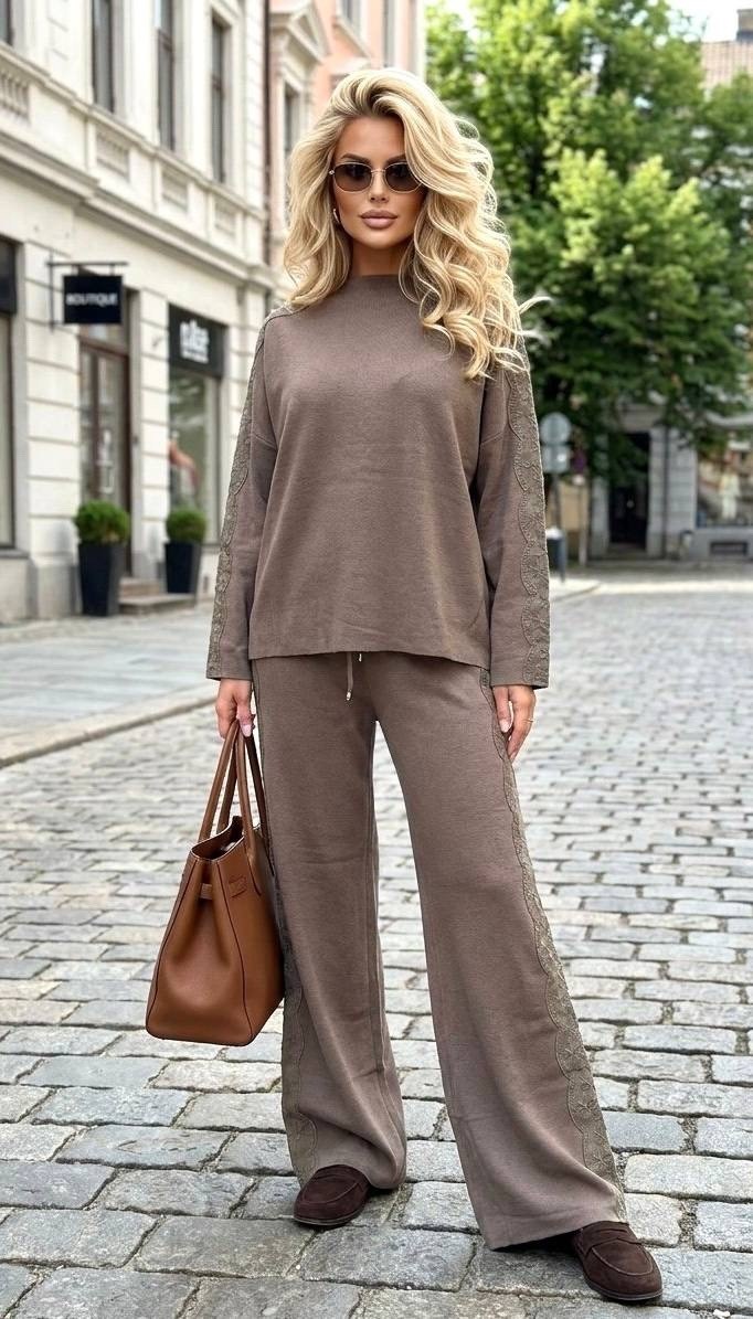 костюм с брюками трикотажный вязаный corline 260453474,костюм вязаный теплый с брюками kamillasyle,костюм с брюками и кофтой трикотажный оверсайз pavlotti,трикотажные костюмы,трикотажный костюм с брюк