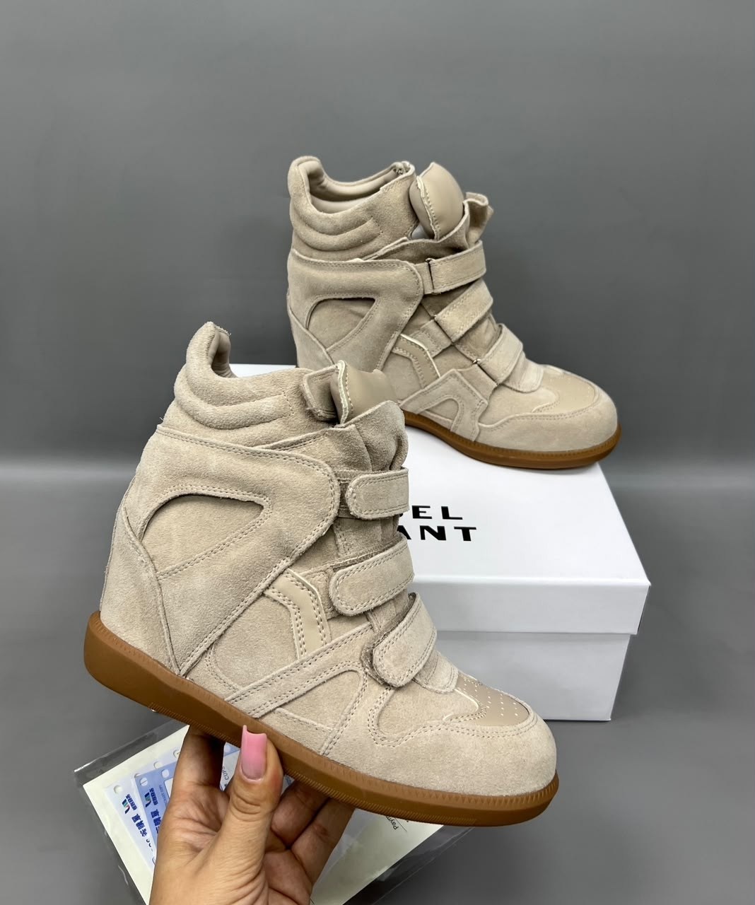 кроссовки isabel marant,,ботинки isabel marant,женская ,замшевые кроссовки