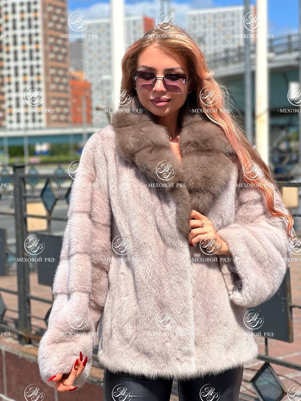 шубка из меха европейской норки,шуба из меха,меховой ряд-business,меховой жакет из норки,норковая шуба