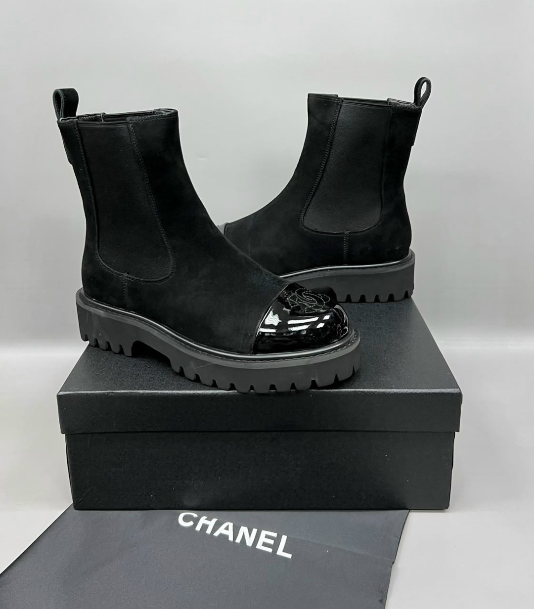 ботинки chanel,ботинки челси баленсиага женские,ботинки balenciaga,ботинки женские,ботинки balenciaga tractor зимние черные