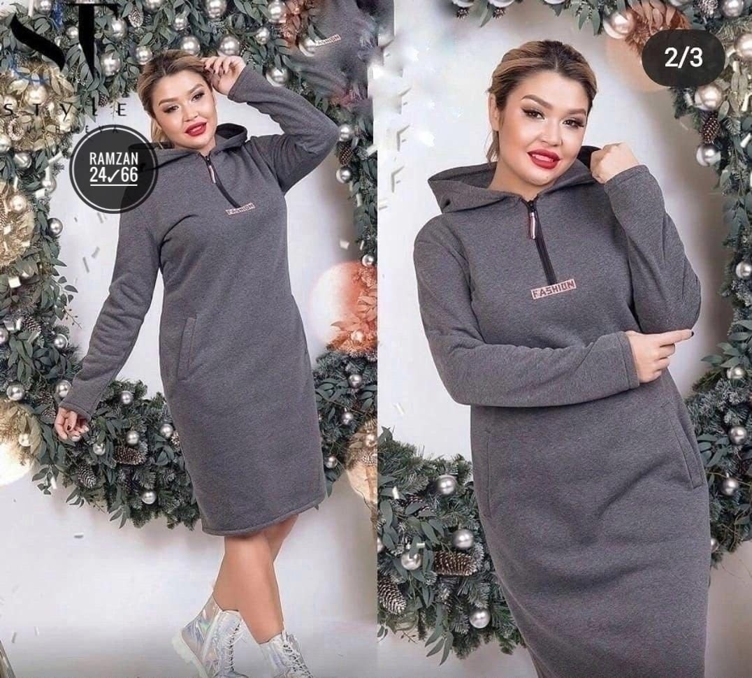 платье флис,платье с капюшоном ,платье толстовка женское,платье из флиса,теплое платье