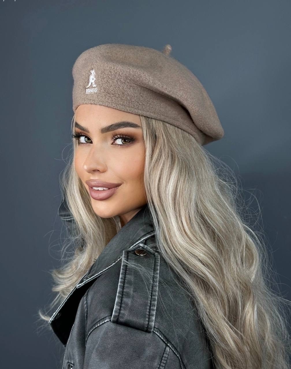 берет кепка теплый кангол a&t fashion,берет теплый кангол a&t fashion,шапка для женщин,женская шапка,берет