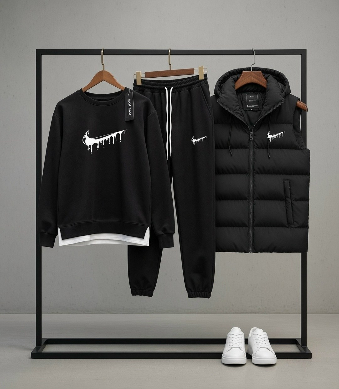 спортивный костюм с безрукавкой мужской,спортивный костюм nike тройка,мужской спортивный костюм,костюм спортивный мужской nike,костюм найк мужской