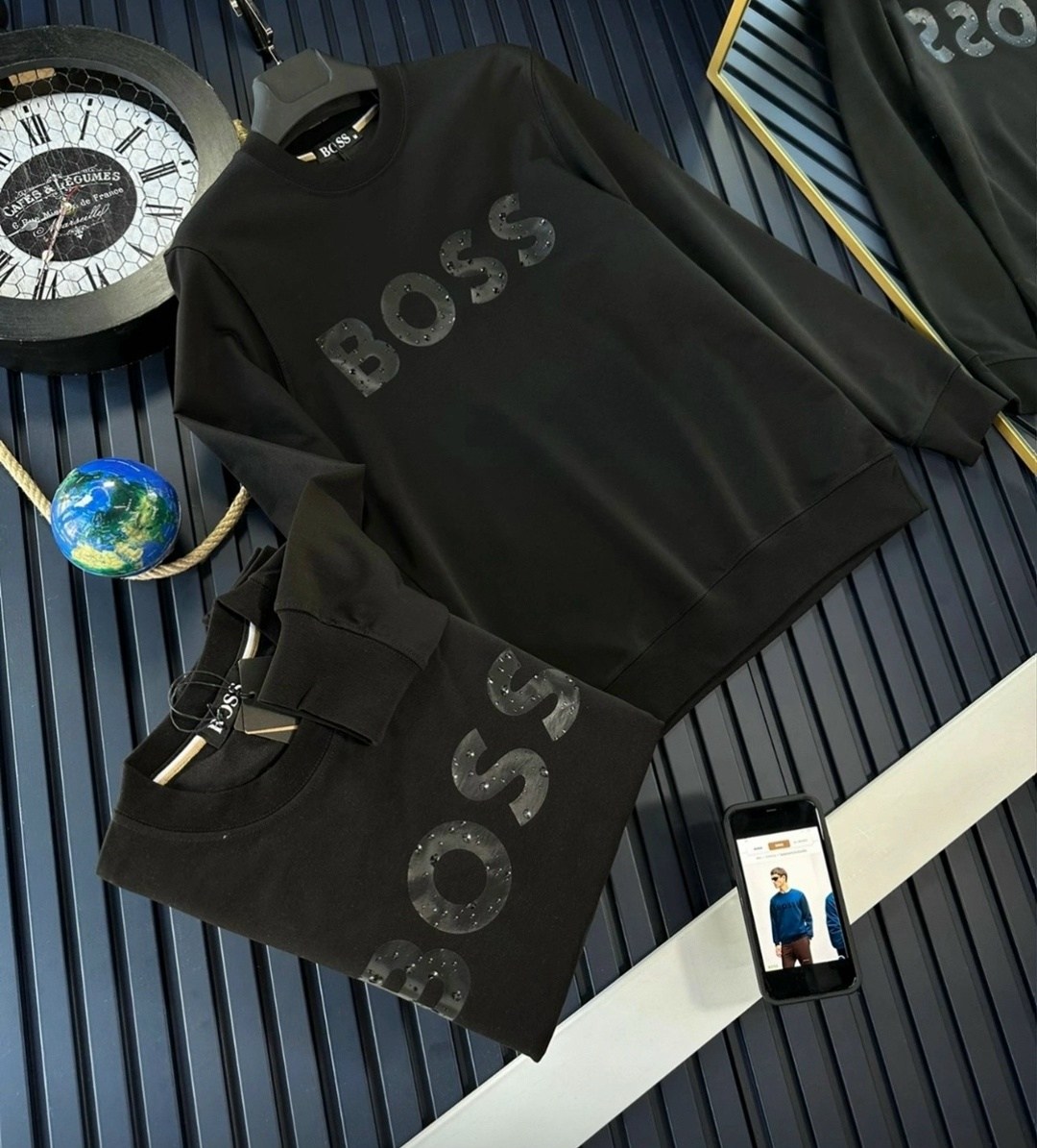 толстовка boss,свитшот boss,мужские толстовки hugo boss,свитшот hugo boss,свитшот хлопковый с логотипом boss