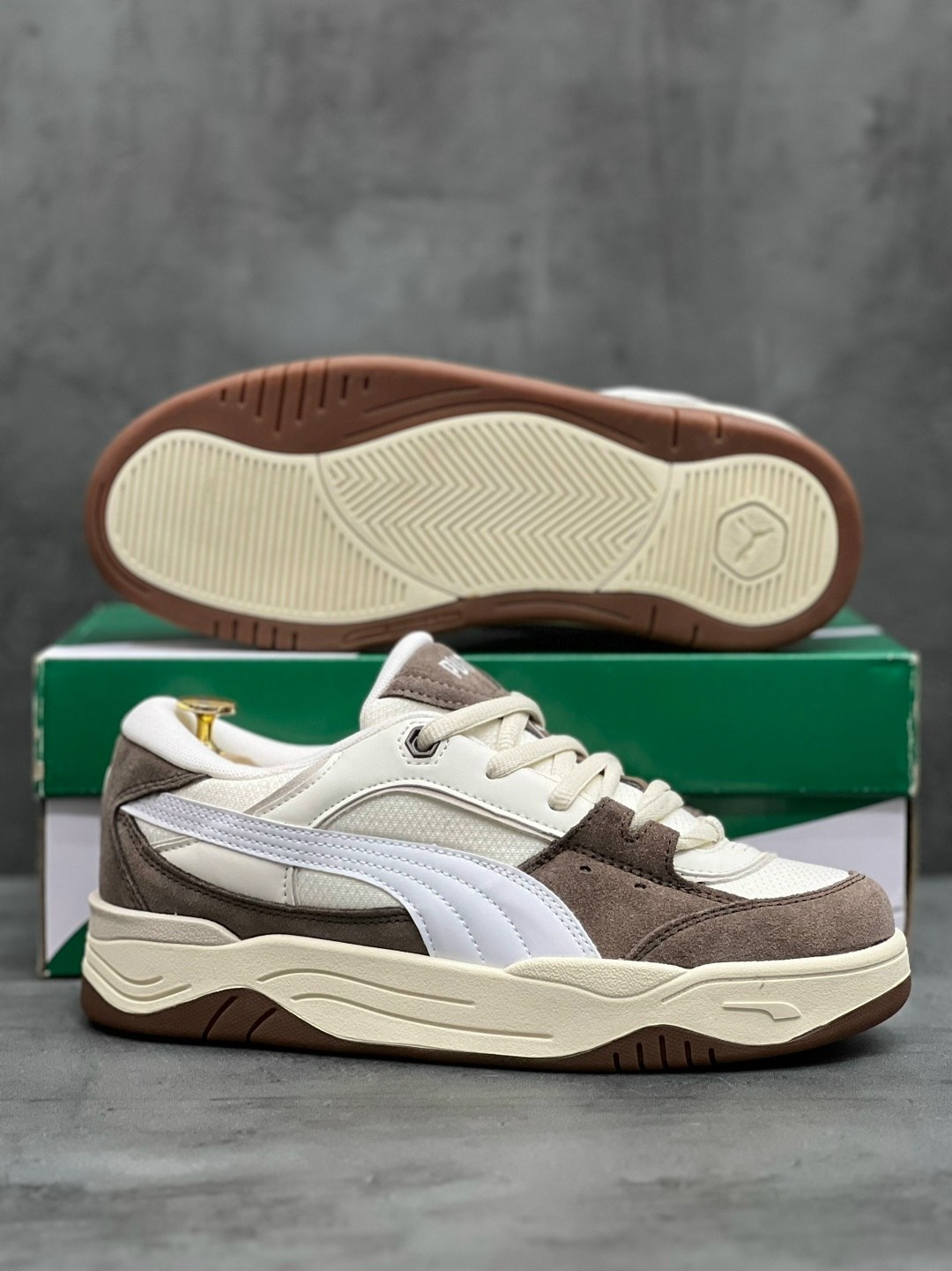 кроссовки puma,кроссовки puma 180,мужские кроссовки puma,кроссовки puma-180 vapor gray-chocolate,puma кроссовки женские