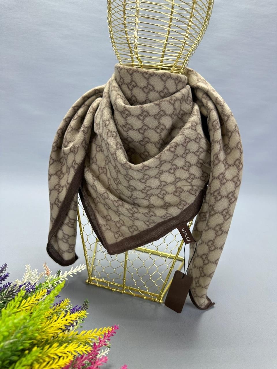 платок gucci,брендовый платок,шарфы и платки,шарфы для женщин,палантин платок