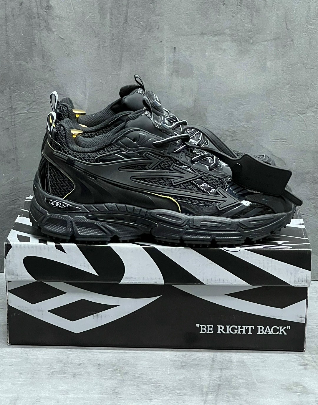 кроссовки off-white "be right back",кроссовки off white be right,кроссовки off white be right back triple black,кроссовки off-white be right back black,мужские кроссовки